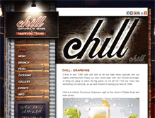 Tablet Screenshot of chillgrapevine.com
